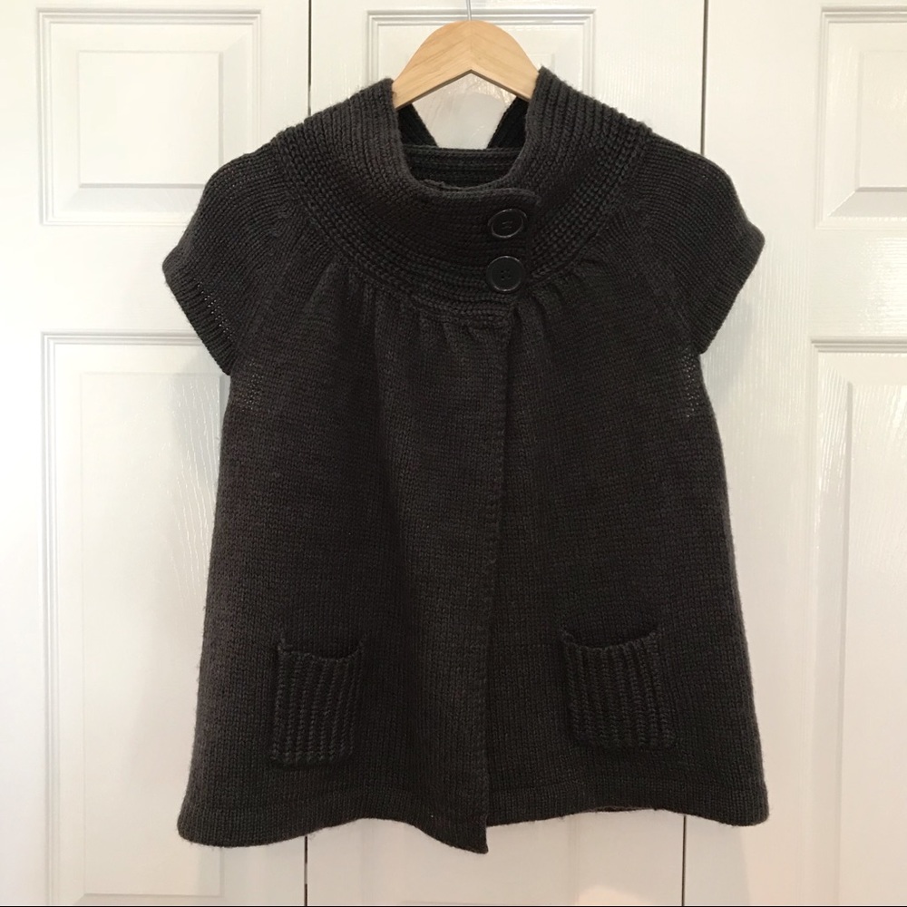 Forever 21 charcoal gray knit cowl neck sweater